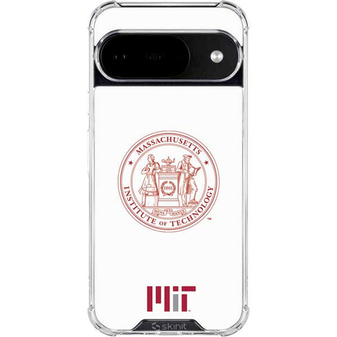 Massachusetts Institute of Technology MIT White Logo Google Pixel 10 Clear Case